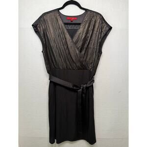 Narcisco Rodriguez for Design Nation Black Sequin Dress, Size Large